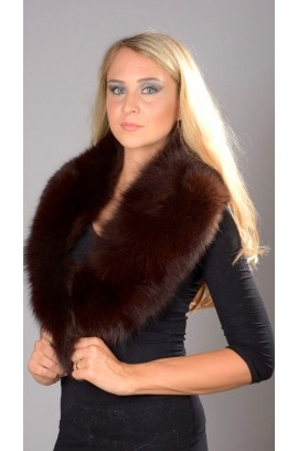 Peken fox fur collar- Neck warmer